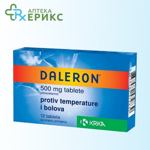 Daleron 500mg таблети | Аптека ЕРИКС