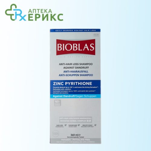 zink pyrithione bioblas shampoo mk