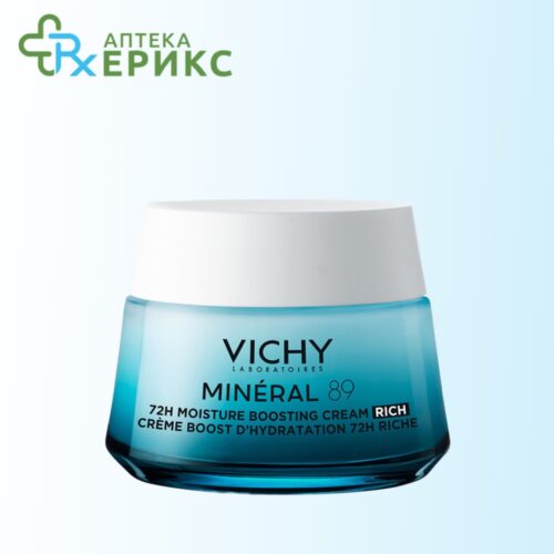 VICHY Mineral 89 Rich богат крем за интензивна хидратација