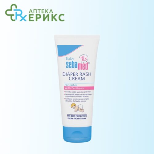 SEBAMED Baby Diaper Rash Cream With Pantenol - Крема против пеленски осип со пантенол