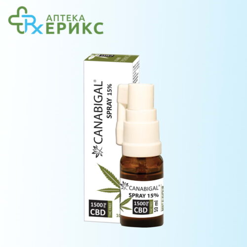 canabigal sprej maslo so 15 cbd