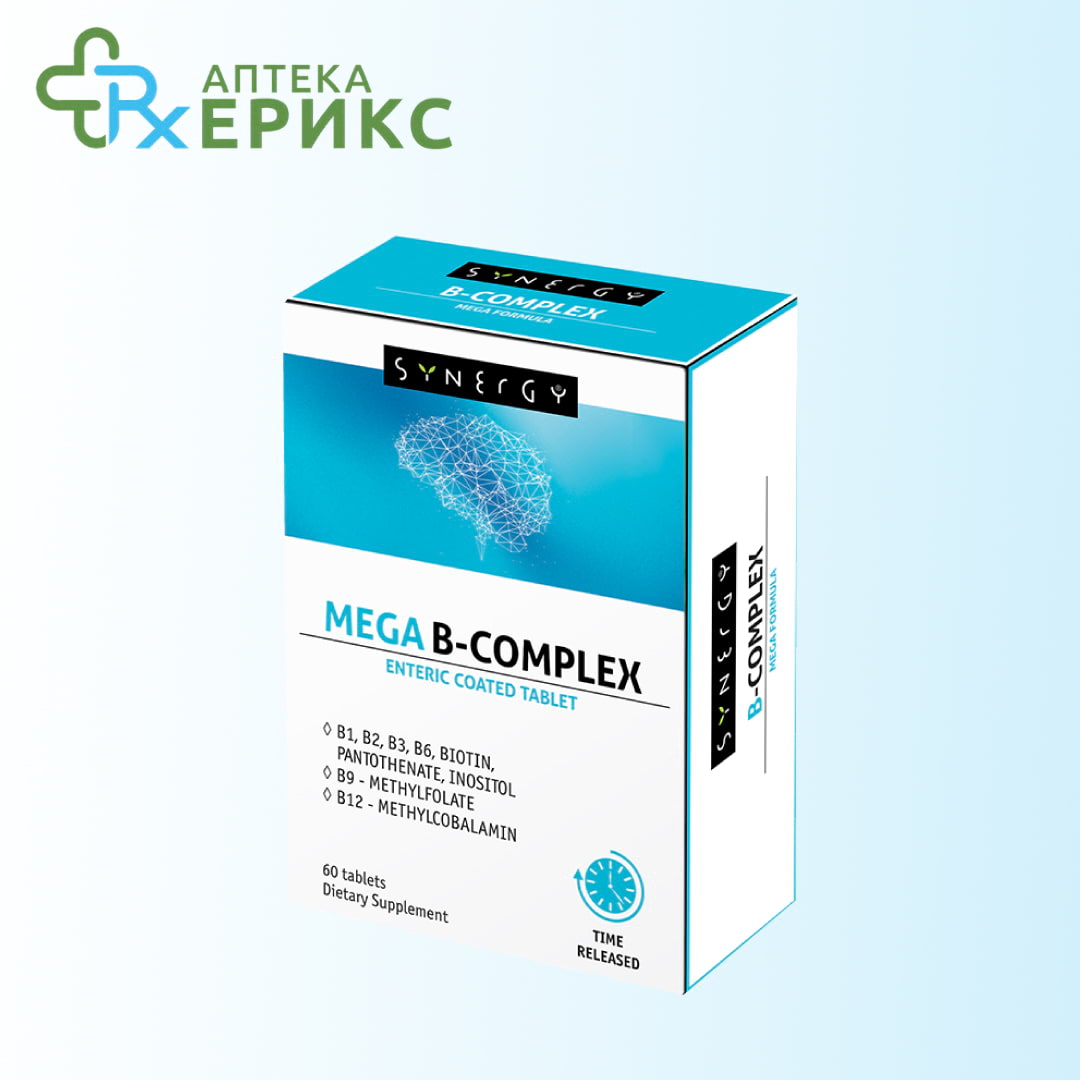 synergy mega b complex tableti